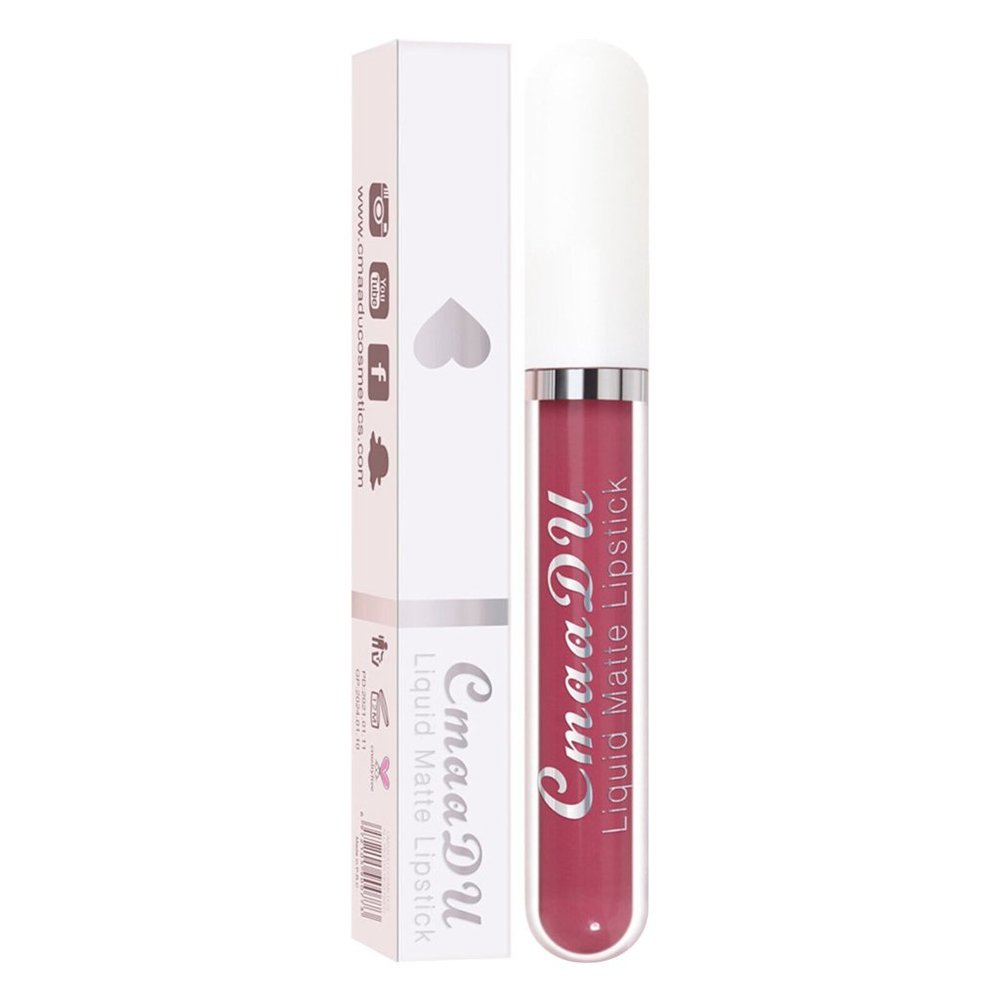 Hydrating Gloss Long Lasting Beauty Lip Matte Deep Red Lipstick Non Fading 09